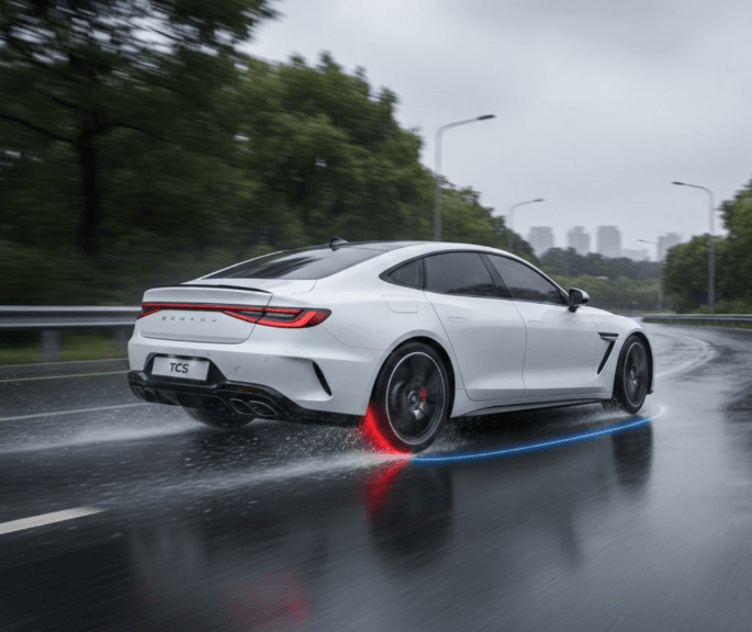 รูปข่าวสาร ระบบป้องกันการลื่นไถล หรือที่คุ้นหูกันในชื่อ Traction Control System (TCS)